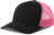 5-panelová šiltovka typu Trucker - Atlantis, farba - black/fuchsia fluo, veľkosť - Onesize
