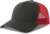 5-panelová šiltovka typu Trucker - Atlantis, farba - dark grey/red, veľkosť - Onesize
