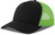 5-panelová šiltovka typu Trucker - Atlantis, farba - black/green fluo, veľkosť - Onesize