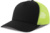 5-panelová šiltovka typu Trucker - Atlantis, farba - black/yellow fluo, veľkosť - Onesize