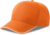 5-panelová šiltovka so sendvičovým šiltom - Atlantis, farba - orange/white, veľkosť - Onesize