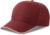 5-panelová šiltovka so sendvičovým šiltom - Atlantis, farba - burgundy/white, veľkosť - Onesize