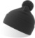 Pletená čiapka s brmbolcom - Atlantis, farba - dark grey, veľkosť - Onesize