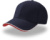 6-panelová brúsená šiltovka typu sandwich - Atlantis, farba - navy/white, veľkosť - Onesize