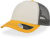 5-panelová šiltovka so sieťkou "Rapper Canvas" - Atlantis, farba - white/yellow/dark grey, veľkosť - Onesize