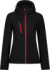 Dámska 3-vrstvová softshellová bunda "Venturer" - Regatta, farba - black/classic red, veľkosť - 18_XXL