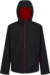 Dvojvrstvová softshellová bunda "Navigate" - Regatta, farba - black/classic red, veľkosť - 3XL