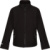 Detská 2-vrstvová softshellová bunda "Ablaze" - Regatta, farba - black/black, veľkosť - 3-4
