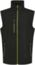 2-vrstvová softshellová vesta "Navigate" - Regatta, farba - black/lime green, veľkosť - S