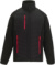 Hybridná bunda "Pro Universal" - Regatta, farba - black/classic red, veľkosť - XS