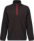 Flísová mikina „Navigate“ so zapínaním na 1/4 zips - Regatta, farba - black/classic red, veľkosť - XL