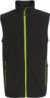 Fleecová vesta Structure "Navigate" - Regatta, farba - black/lime green, veľkosť - XL