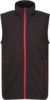 Fleecová vesta Structure "Navigate" - Regatta, farba - black/classic red, veľkosť - M