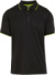 Polokošeľa „Navigate“ z piké materiálu - Regatta, farba - black/lime green, veľkosť - L