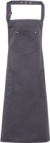 Bavlnená zástera s náprsenkou "Chino" - Premier, farba - steel, veľkosť - Onesize