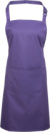 Zástera s náprsenkou a predným vreckom "Colours" - Premier, farba - purple, veľkosť - Onesize