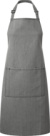 Zástera s náprsenkou a predným vreckom "Colours" - Premier, farba - grey denim, veľkosť - Onesize