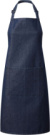 Zástera s náprsenkou a predným vreckom "Colours" - Premier, farba - indigo denim, veľkosť - Onesize