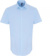 Elastická popelínová košeľa s krátkym rukávom - Premier, farba - pale blue, veľkosť - XXL