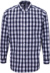 Popelínová košeľa s dlhým rukávom "Mulligan" - Premier, farba - white/navy, veľkosť - 3XL