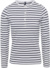 Dámske tričko s vyhrňovacími dlhými rukávmi - Premier, farba - white/navy, veľkosť - M