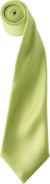 Saténová kravata „Colours“ - Premier, farba - lime, veľkosť - Onesize