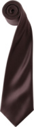 Saténová kravata „Colours“ - Premier, farba - brown, veľkosť - Onesize