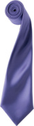 Saténová kravata „Colours“ - Premier, farba - purple, veľkosť - Onesize