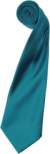 Saténová kravata „Colours“ - Premier, farba - teal, veľkosť - Onesize