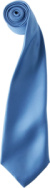 Saténová kravata „Colours“ - Premier, farba - mid blue, veľkosť - Onesize