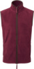 Pánska flísová vesta "Artisan" - Premier, farba - burgundy/brown, veľkosť - 3XL