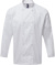 Kuchársky rondon s dlhým rukávom "Coolchecker®" - Premier, farba - white, veľkosť - XXL