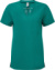 Dámska strečová tunika s výstrihom do V - Premier, farba - clean green, veľkosť - 3XL
