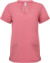 Dámsky strečový pulóver s výstrihom do V - Premier, farba - calm pink, veľkosť - 3XL