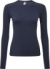 Dámske tričko s dlhým rukávom - Premier, farba - navy heather, veľkosť - L