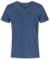 Pánske tričko X.O s výstrihom do V - Promodoro, farba - heather navy, veľkosť - S