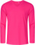Pánske tričko s véčkovým výstrihom a dlhým rukávom - X.O - Promodoro, farba - bright rose, veľkosť - XXL