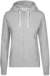 Dámska mikina s kapucňou "X.O" - Promodoro, farba - heather grey, veľkosť - L