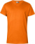 Pánske tričko "Premium" s výstrihom do V - Promodoro, farba - orange, veľkosť - M