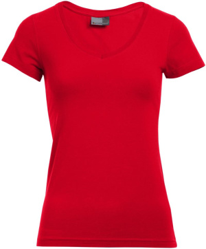 Dámske tričko Slim Fit s výstrihom do V