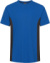 Unisex kontrastné pracovné tričko - EXCD - Promodoro, farba - royal/charcoal, veľkosť - S
