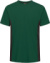 Unisex kontrastné pracovné tričko - EXCD - Promodoro, farba - forest/charcoal, veľkosť - M