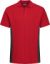 Unisex kontrastné pracovné polotričko - EXCD - Promodoro, farba - fire red/charcoal, veľkosť - XS