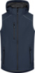 Pánska 3-vrstvová softshellová vesta - Promodoro, farba - navy, veľkosť - 5XL