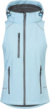 Dámska 3-vrstvová softshellová vesta - Promodoro, farba - ice blue, veľkosť - XXL
