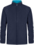 Pánska dvojvrstvová flísová bunda - Promodoro, farba - navy/aqua, veľkosť - 4XL
