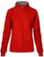 Dámska obojstranná flísová bunda - Promodoro, farba - red/light grey, veľkosť - 3XL