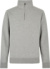 Mikina s 1/4 zipsom - Kustom Kit, farba - heather grey, veľkosť - 3XL