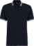 Pánske kontrastné polotričko z piké materiálu - Kustom Kit, farba - navy/white, veľkosť - L