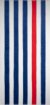 Plážová osuška "Stripe" - The One Towelling, farba - navy/red, veľkosť - Onesize